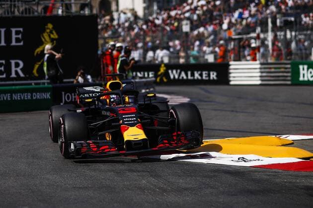 May 26, 2018 - Monaco, Monte Carlo - 03 Daniel Ricciardo from Australia with Aston Martin Red Bull Tag Heuer RB14 during the Qualyfication of Monaco Formula One Grand Prix at Monaco on 25th of May, 2018 in Montecarlo, Monaco. F1 Grand Prix of Monaco - Qualifying  - ZUMAn230 20180526_zaa_n230_614 Copyright: xXavierxBonillax