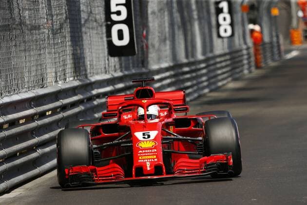 Motorsports: FIA Formula One World Championship WM Weltmeisterschaft 2018, Grand Prix of Monaco, 5 Sebastian Vettel (GER, Scuderia Ferrari), Monte Carlo Monaco