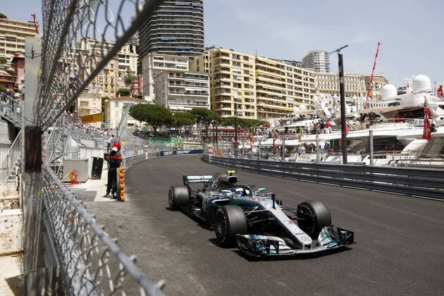 Motorsports: FIA Formula One World Championship WM Weltmeisterschaft 2018, Grand Prix of Monaco, 77 Valtteri Bottas (FIN, Mercedes AMG Petronas Motorsport), Monte Carlo Monaco
