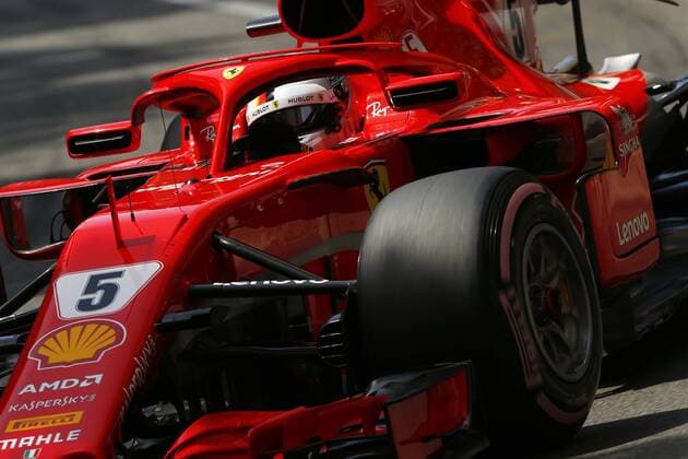 Motorsports: FIA Formula One World Championship WM Weltmeisterschaft 2018, Grand Prix of Monaco, 5 Sebastian Vettel (GER, Scuderia Ferrari), Monte Carlo Monaco