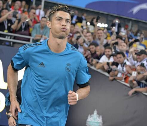 26.05.2018, Fussball UEFA Championsleague Finale 2018, Real Madrid - FC Liverpool, im Olympiastadion Kiew (Ukraine). Cristiano Ronaldo (Real Madrid)