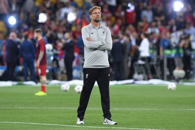 Fußball Champions League Finale Real Madrid - FC Liverpool am 26.05.2018 im Olympiastadion in Kiew Jürgen Klopp ( Trainer Liverpool )