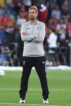 Fußball Champions League Finale Real Madrid - FC Liverpool am 26.05.2018 im Olympiastadion in Kiew Jürgen Klopp ( Trainer Liverpool )