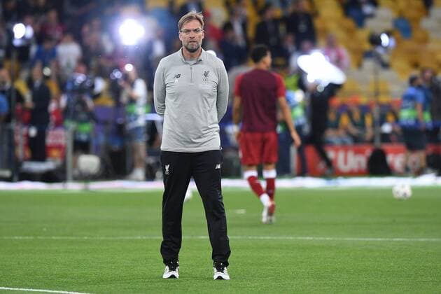 Fußball Champions League Finale Real Madrid - FC Liverpool am 26.05.2018 im Olympiastadion in Kiew Jürgen Klopp ( Trainer Liverpool )
