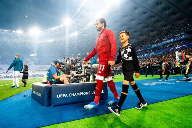 Fußball, CL Finale, Real Madrid - FC Liverpool 180526 Mohamed Salah of Liverpool ahead of the UEFA Champions League final between Real Madrid and Liverpool on May 26, 2018 in Kyiv. Photo: Vegard Wivestad Grott BILDBYRAN kod VG 170178 Copyright: VEGARDxWIVESTADxGRoTT BB180526BB954