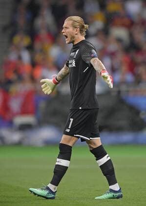 Fußball, CL Finale, Real Madrid - FC Liverpool 26.05.2018, Fussball UEFA Championsleague Finale 2018, Real Madrid - FC Liverpool, im Olympiastadion Kiew (Ukraine). Torwart Loris Karius (FC Liverpool)