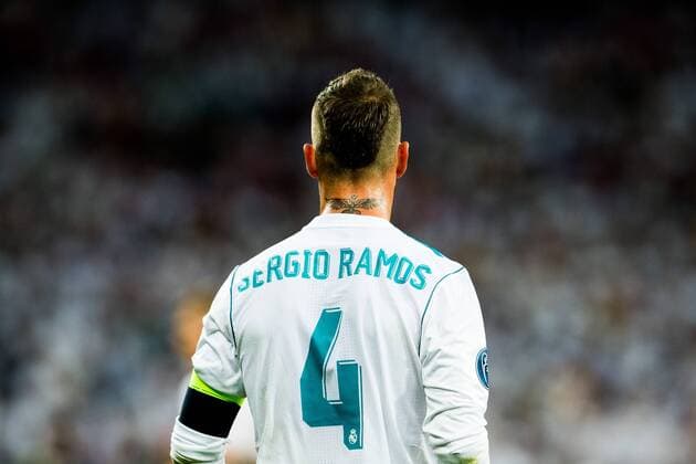 Fußball, CL Finale, Real Madrid - FC Liverpool 180526 Sergio Ramos of Real Madrid during the UEFA Champions League final between Real Madrid and Liverpool on May 26, 2018 in Kyiv. Photo: Vegard Wivestad Grott BILDBYRAN kod VG 170178 Copyright: VEGARDxWIVESTADxGRoTT BB180526ZV025