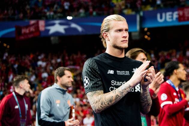 180526 Goalkeeper Loris Karius of Liverpool looks dejected after the UEFA Champions League final between Real Madrid and Liverpool on May 26, 2018 in Kyiv. Photo: Vegard Wivestad Grott BILDBYRAN kod VG 170178 Copyright: VEGARDxWIVESTADxGRoTT BB180526ZI031
