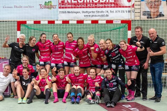 Die Mannschaft von Metzingen Handball, BL, Frauen, TusSies Metzingen - Buxtehuder SV, 26.05.18 Metzingen Copyright: xEibner-Pressefoto SCHMIDTx EP_MST