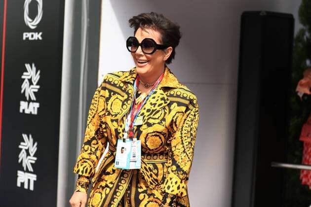 27th May 2018, Circuit de Monaco, Monaco, Monte Carlo; Monaco Formula 1 Grand Prix, race day; Kris Jenner arrives for the race  ActionPlus12029531 Octane