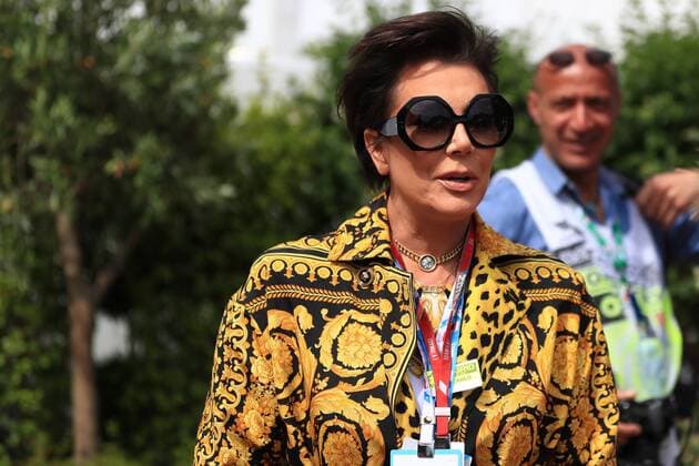 27th May 2018, Circuit de Monaco, Monaco, Monte Carlo; Monaco Formula 1 Grand Prix, race day; Kris Jenner arrives for the race  ActionPlus12029532 Octane