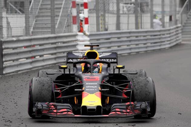 Photo4 LaPresse 27 05 2018 Monte Carlo, Monaco Grand Prix Formula One Monaco 2018 In the pic: race winner Daniel Ricciardo (AUS) Red Bull Racing RB14  Copyright: xPhoto4 LaPressex