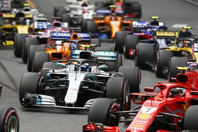 Motorsports: FIA Formula One World Championship WM Weltmeisterschaft 2018, Grand Prix of Monaco, Start, 77 Valtteri Bottas (FIN, Mercedes AMG Petronas Motorsport), Monte Carlo Monaco