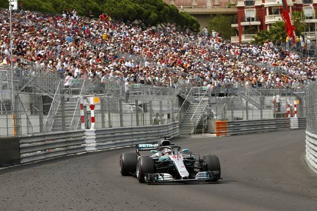 Motorsports: FIA Formula One World Championship WM Weltmeisterschaft 2018, Grand Prix of Monaco, 44 Lewis Hamilton (GBR, Mercedes AMG Petronas Motorsport), Monte Carlo Monaco