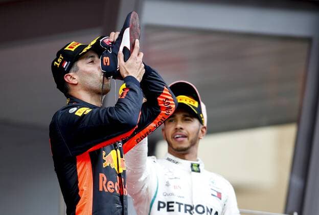 Motorsports: FIA Formula One World Championship WM Weltmeisterschaft 2018, Grand Prix of Monaco, 3 Daniel Ricciardo (AUS, Aston Martin Red Bull Racing), Monte Carlo Monaco