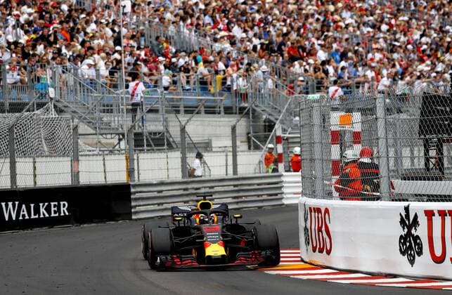 Motorsports: FIA Formula One World Championship WM Weltmeisterschaft 2018, Grand Prix of Monaco, 3 Daniel Ricciardo (AUS, Aston Martin Red Bull Racing), Monte Carlo Monaco