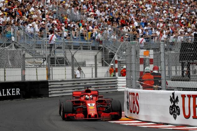 Motorsports: FIA Formula One World Championship WM Weltmeisterschaft 2018, Grand Prix of Monaco, 5 Sebastian Vettel (GER, Scuderia Ferrari), Monte Carlo Monaco