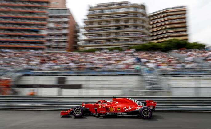Motorsports: FIA Formula One World Championship WM Weltmeisterschaft 2018, Grand Prix of Monaco, 5 Sebastian Vettel (GER, Scuderia Ferrari), Monte Carlo Monaco