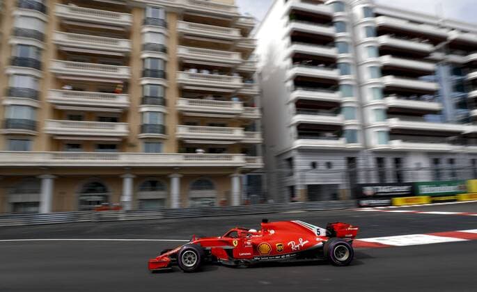 Motorsports: FIA Formula One World Championship WM Weltmeisterschaft 2018, Grand Prix of Monaco, 5 Sebastian Vettel (GER, Scuderia Ferrari), Monte Carlo Monaco