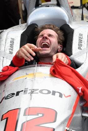 Themen der Woche - SPORT KW21 Bilder des Tages - SPORT INDIANAPOLIS, IN - MAY 27: Will Power, driver of the 12 Team Penske Chevrolet, celebrates in victory lane after winning the IndyCar Indy Car IRL USA Series Indianapolis 500 on May 27, 2018, at the Indianapolis Motor Speedway in Indianapolis, Indiana. (Photo by Michael Allio Icon Sportswire) AUTO: MAY 27 IndyCar Series - Indianapolis 500 Icon116180527024500 EDITORIAL USE ONLY