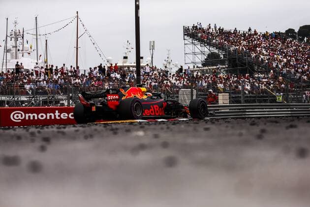 May 27, 2018 - Montecarlo, Monaco - 03 Daniel Ricciardo from Australia with Aston Martin Red Bull Tag Heuer RB14 during the Race of Monaco Formula One Grand Prix at Monaco on 27th of May, 2018 in Montecarlo, Monaco. F1 Grand Prix of Monaco  - ZUMAn230 20180527_zaa_n230_866 Copyright: xXavierxBonillax