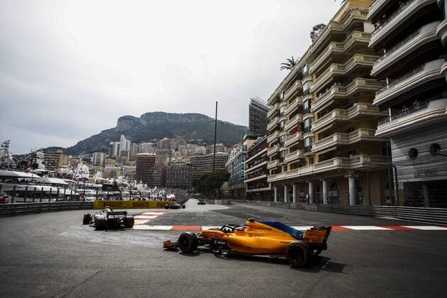 May 27, 2018 - Montecarlo, Monaco - 02 Stoffel Vandoorne from Belgium with McLaren Renault MCL33 during the Race of Monaco Formula One Grand Prix at Monaco on 27th of May, 2018 in Montecarlo, Monaco. F1 Grand Prix of Monaco  - ZUMAn230 20180527_zaa_n230_887 Copyright: xXavierxBonillax