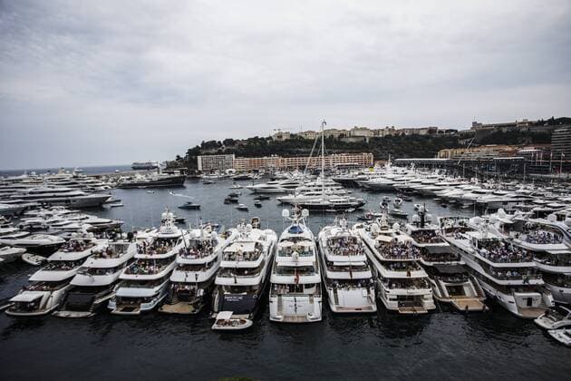 May 27, 2018 - Montecarlo, Monaco - Views of Monaco harbour during the Race of Monaco Formula One Grand Prix at Monaco on 27th of May, 2018 in Montecarlo, Monaco. F1 Grand Prix of Monaco  - ZUMAn230 20180527_zaa_n230_908 Copyright: xXavierxBonillax