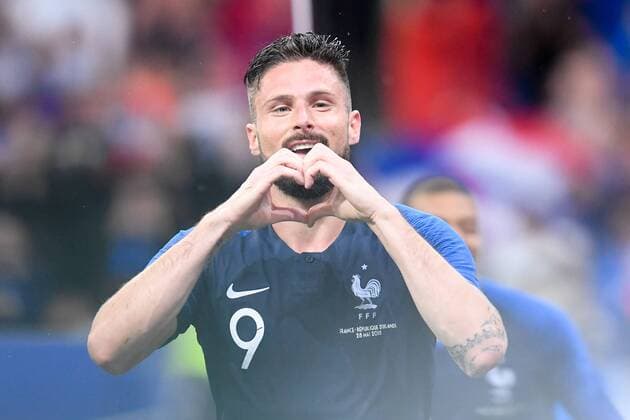 09 OLIVIER GIROUD (FRA) - JOIE FOOTBALL : France vs Republique d Irlande - Match de preparation - 28 05 2018 FEP Panoramic 
