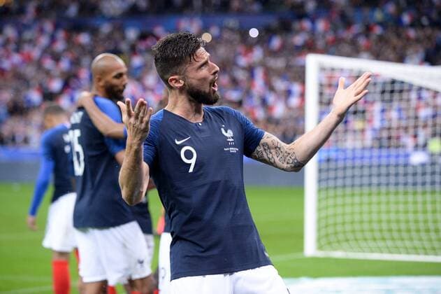 09 OLIVIER GIROUD (FRA) - JOIE FOOTBALL : France vs Republique d Irlande - Match de preparation - 28 05 2018 FEP Panoramic 