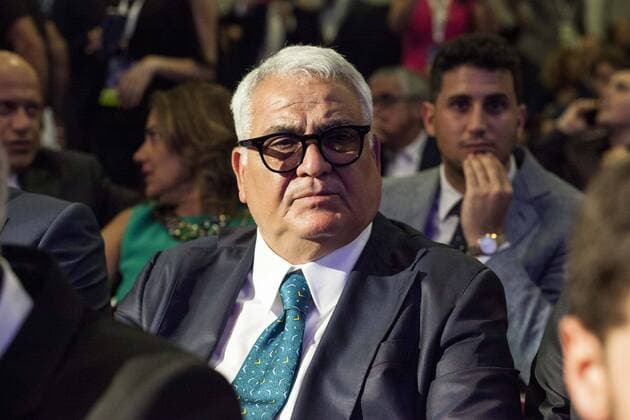 May 28, 2018 - Naples, Italy - Director of Fiorentina football Pantaleo Corvino Event International Award Football Leader 2018, location Hotel Royal Continetal in Naples, May 28,2018 Award Football Leader 2018  - ZUMAn230 20180528_zaa_n230_739 Copyright: xPaoloxManzox