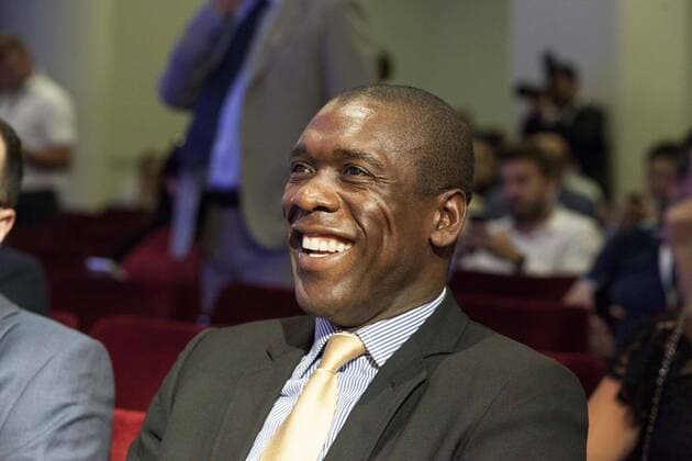 May 28, 2018 - Naples, Italy - player football Seedorf Clarence Event International Award Football Leader 2018, location Hotel Royal Continetal in Naples, May 28,2018 Award Football Leader 2018  - ZUMAn230 20180528_zaa_n230_742 Copyright: xPaoloxManzox
