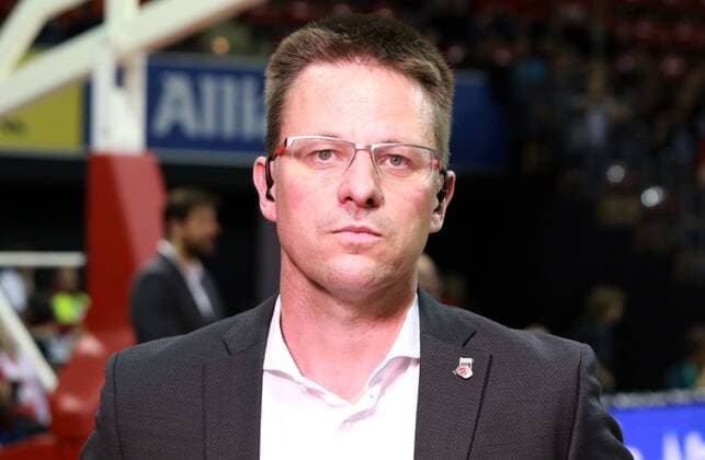 Geschäftsführer Rolf Beyer (Bamberg) Basketball Playoff FC Bayern München Basketball - Brose Baskets Bamberg 26.05.2018
