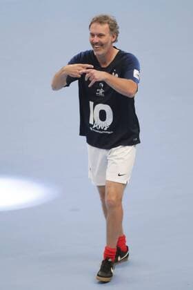 Joie Laurent Blanc FOOTBALL : France 98 vs Academie United - 10ans Academie Bernard Diomede - 29 05 2018 GwendolineLeGoff Panoramic 