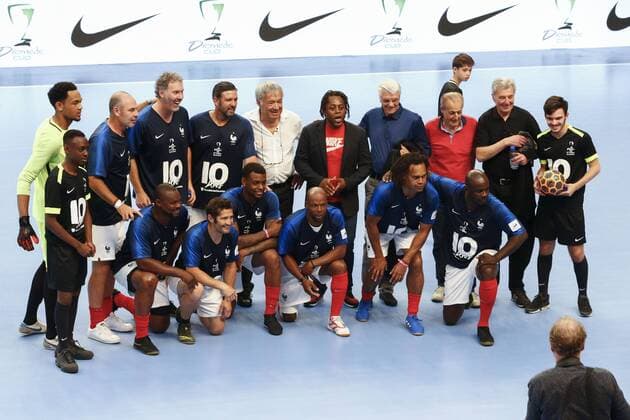 Equipe France 98 FOOTBALL : France 98 vs Academie United - 10ans Academie Bernard Diomede - 29 05 2018 GwendolineLeGoff Panoramic 