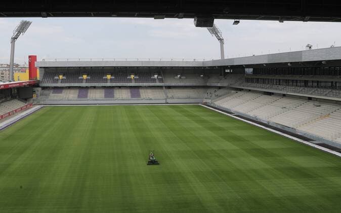 SOCCER - BL, A.Wien, Generali Arena photo shoot VIENNA,AUSTRIA,30.MAY.18 - SOCCER - tipico Bundesliga, FK Austria Wien, Generali Arena photo shooting. Image shows the new tribune. GEPAxpictures xChristianxOrt