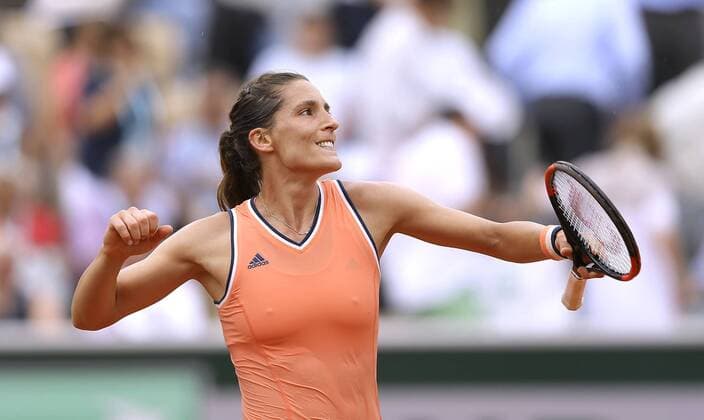Foto : Andrea Petkovic GER Tennis French Open in Paris Day 2 Mo. 28.05.2018