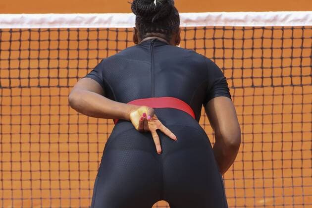 Themen der Woche - SPORT KW22 Bilder des Tages - SPORT Serena Williams (USA double ) TENNIS : Roland Garros 2018 - Internationaux de France - 30 05 2018 GwendolineLeGoff Panoramic 