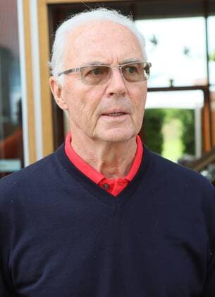 Franz Beckenbauer während eines Golftuniers in Mühlberg