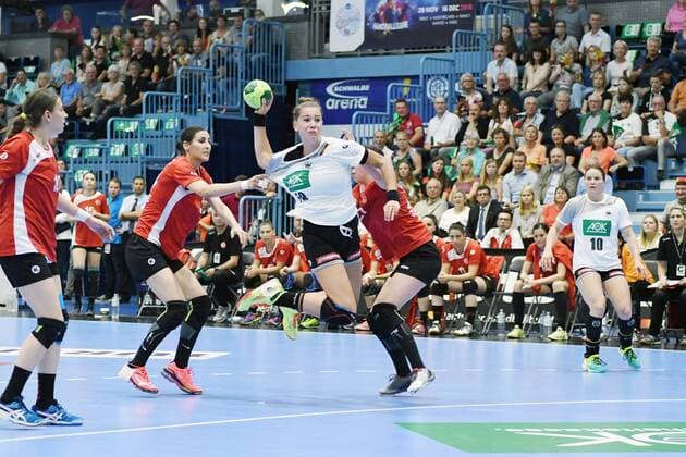Torwurf 19 Emily Boelk (DHB Deutschland) , EM-Qualifikation Frauen, Deutschland vs Tuerkei, 02.06.2018 - EM-EM-Qualifikation Frauen, Deutschland vs Tuerkei, 02.06.2018 Copyright: xEIBNER JuergenxAugstx EP_JOGI