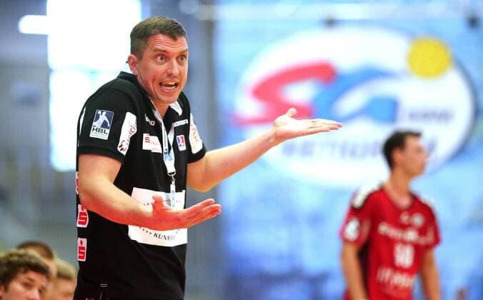 BAU 02.06.2018 Bietigheim Handball SG BBM Bietigheim vs. HBW Balingen-Weilstetten, Trainer Jens Bürkle (Balingen)