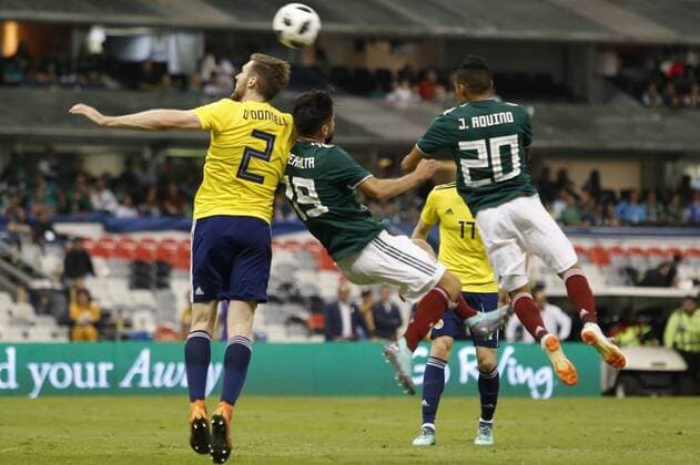 WM 2018, Testspiel, Mexiko - Schottland June 2, 2018 - EUM20180602DEP27.JPG.CIUDAD DE MEXICO. SoccerFutbol-Mexico-Escocia.- Aspectos generales del partido de despedida de la Seleccion Mexicana contra Escocia, previo al Mundial Rusia 2018. En la justa amistosa el marcador quedo 1-0, favor el Tricolor, gracias a un gol de Giovani dos Santos, este 2 de junio de 2018, en el Estadio Azteca. Foto: Agencia EL UNIVERSALAgustin SalinasEELG Latin News: June 2, 2018 Copyright: xElxUniversalx