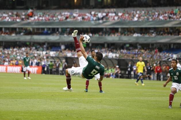 WM 2018, Testspiel, Mexiko - Schottland June 2, 2018 - EUM20180602DEP29.JPG.CIUDAD DE MEXICO. SoccerFutbol-Mexico-Escocia.- Aspectos generales del partido de despedida de la Seleccion Mexicana contra Escocia, previo al Mundial Rusia 2018. En la justa amistosa el marcador quedo 1-0, favor el Tricolor, gracias a un gol de Giovani dos Santos, este 2 de junio de 2018, en el Estadio Azteca. Foto: Agencia EL UNIVERSALAgustin SalinasEELG Latin News: June 2, 2018 Copyright: xElxUniversalx