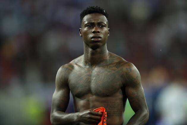 Quincy Promes of Holland during the International Friendly Länderspiel match between Slovakia and The Netherlands at Stadium Antona Malatinskeho on May 31, 2018 in Trnava, Slovakia International friendly match 2017 2018 xVIxVIxImagesx xMauricexvanxSteenxIVx 11117885