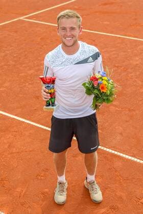 Niclas Braun - Verbandsmeister 2018 (TC 1899 Blau-Weiss Berlin), Verbandsmeisterschaften des TVBB (Damen und Herren) - Finale, Berlin, 03.06.2018,
