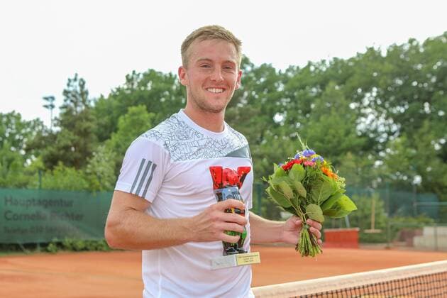 Niclas Braun - Verbandsmeister 2018 (TC 1899 Blau-Weiss Berlin), Verbandsmeisterschaften des TVBB (Damen und Herren) - Finale, Berlin, 03.06.2018,