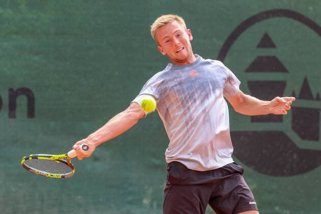 Niclas Braun - Verbandsmeister 2018 (TC 1899 Blau-Weiss Berlin), Verbandsmeisterschaften des TVBB (Damen und Herren) - Finale, Berlin, 03.06.2018,