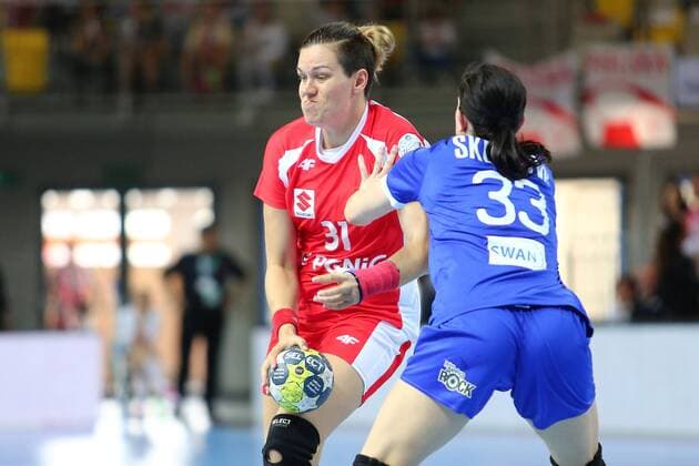 2018.06.03 Koszalin Pilka Reczna Kobiet Mecz Kwalifikacyjny EHF EURO 2018 Polska - Slowacja N z Sylwia Lisewska Foto Piotr Matusewicz PressFocus 2018.06.03 Koszalin Women handball Poland - Slovakia Sylwia Lisewska Credit: Piotr Matusewicz PressFocus NEWSPIX.PL --- Newspix.pl  20180603_PF_PM139