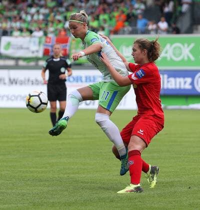 Wolfsburg vs Köln, 1. BL Frauen Wolfsburg, Deutschland 03.06.2018, FUßBALL - VfL Wolfsburg vs 1. FC Köln, 1. Allianz Bundesliga, Saison 2017-18. Bild zeigt: Alexandra Popp (VfL Wolfsburg) Wolfsburg