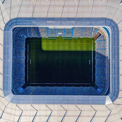 WM 2018 Sportstätte, Kaliningrad-Stadion, Kaliningrad Aerial image of the Kaliningrad Stadium, Russia. AirPanoxLLC 