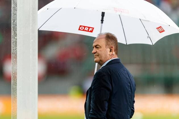 Klagenfurt, Oesterreich, 02.06.2018, Laenderspiel, Oesterreich - Deutschland, Herbert Prohaska schaut ( DeFodi507